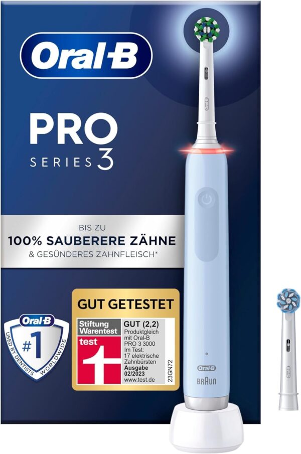 Oral-B PRO 3 3000 Elektrische Zahnbürste Blau