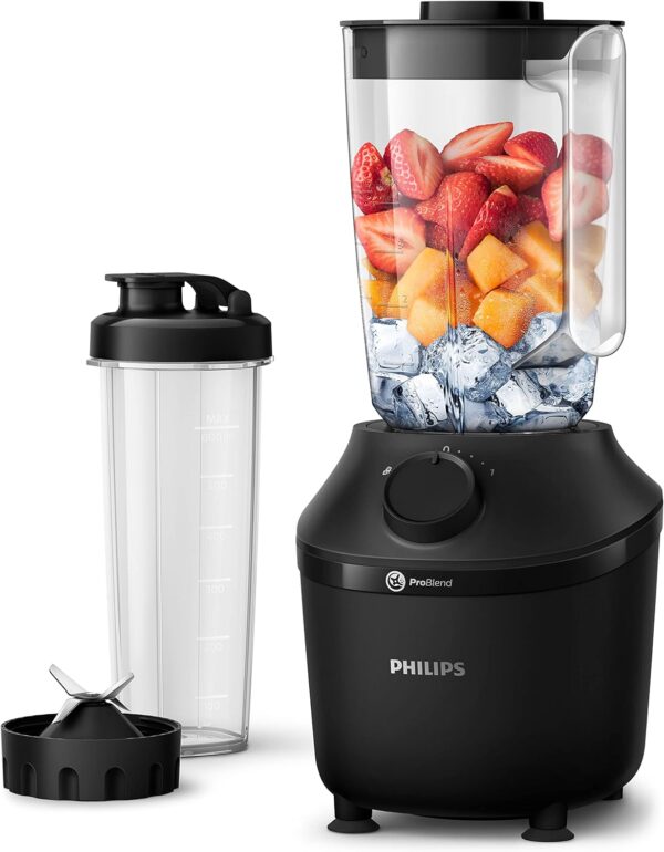 Philips HR2041/41 Standmixer 450W ProBlend Schwarz