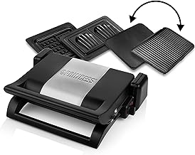 Princess 112536 Multi-Grill 4-in-1 1500W Schwarz Silber