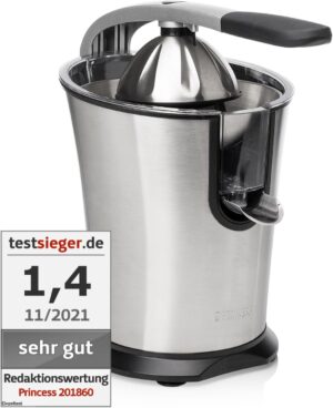 Princess Master Juicer Pro 201860 Edelstahl Silber