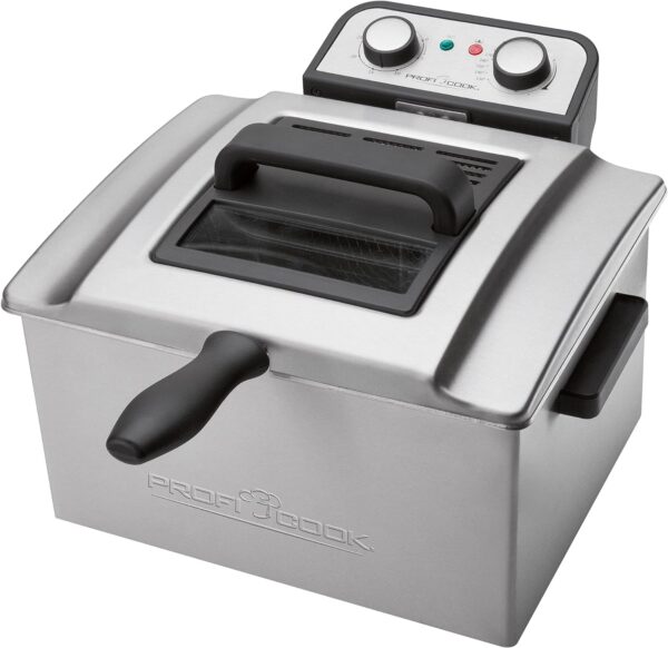 ProfiCook PC-FR 1038 Doppel-Fritteuse 5L Edelstahl