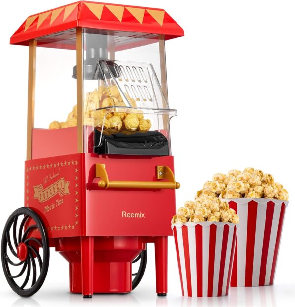 Reemix Popcornmaschine 1200W fettfrei