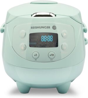 REISHUNGER Mini Reiskocher Mint 0,6L 3 Personen Timer