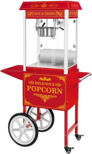 Retro Popcornmaschine Rot 1500W Royal Catering