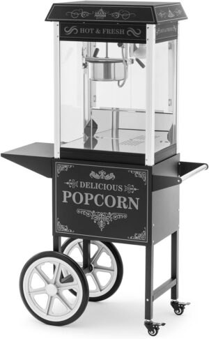 Retro Popcornmaschine Schwarz Royal Catering