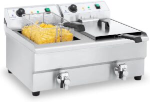 Royal Catering Doppel Fritteuse 2x16L 3200W