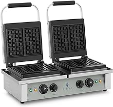 Royal Catering Doppel-Waffeleisen 2x2000W