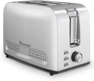 Runnatal Toaster RT-2000 Edelstahl 2 Scheiben 7 Stufen