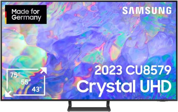 Samsung GU55CU8579 55 Zoll 4K Smart TV 2023