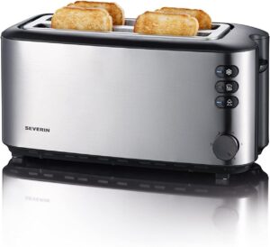 SEVERIN AT 2509 Langschlitztoaster 1400W Edelstahl