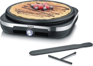 SEVERIN CM 2199 Crêpes Maker XXL 38cm 1500W Edelstahl