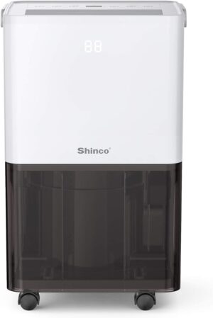 SHINCO 10L Luftentfeuchter mit Sensor und Ablaufschlauch