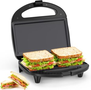 Snailar ST750 Sandwichtoaster 2 Scheiben Schwarz