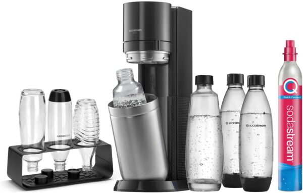 SodaStream DUO Comfort-Set Titan mit CO2-Zylinder