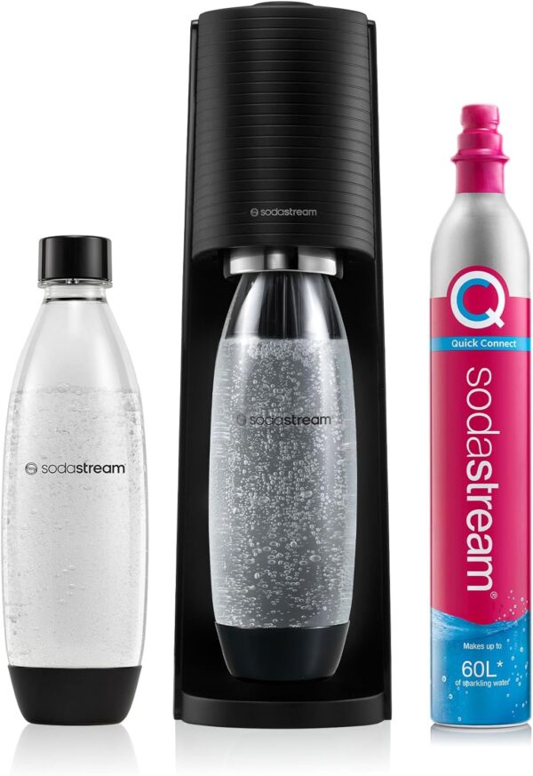 SodaStream Terra Wassersprudler Schwarz CO2-Flasche