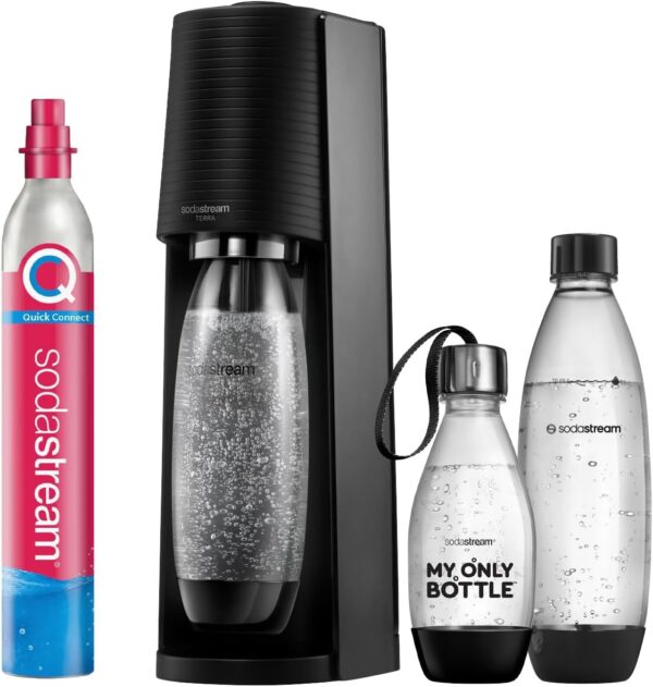 SodaStream TERRA Wassersprudler Set mit CO2-Zylinder