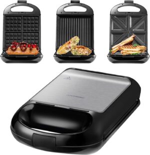 Steinborg XXL 3in1 Sandwichmaker 1200W Multigrill