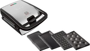 Tefal Snack Collection SW854D 4er Set 700W Schwarz Edelstahl