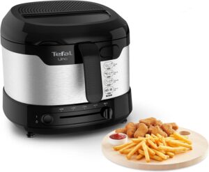 Tefal Uno M FF215D Fritteuse 1470W 1kg Edelstahl