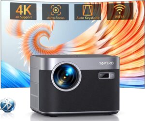 TOPTRO X1 4K Beamer 25000 Lumen WiFi6 Bluetooth