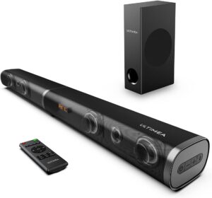 ULTIMEA 2.1 Soundbar 190W mit Subwoofer 6 EQ Modi