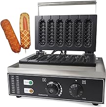 Waffeleisen 1500W Edelstahl für Waffelsticks