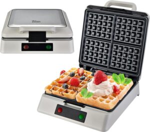 Waffeleisen WM1200 1200W Antihaft Waffelautomat