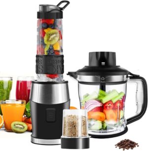 WAWORIO 700W Smoothie Maker mit Sport-Flasche