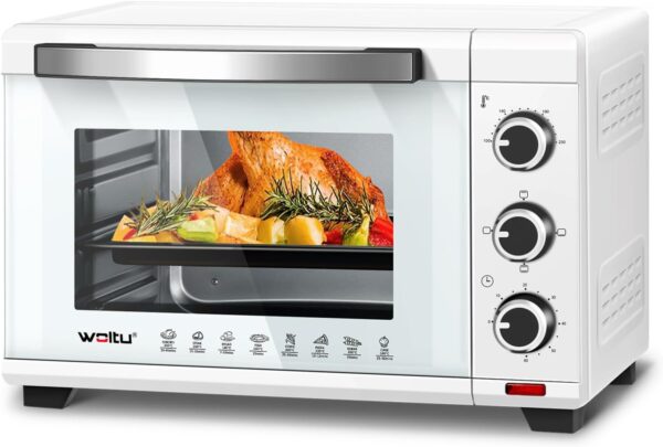 WOLTU Mini Backofen 28L 1600W Weiß