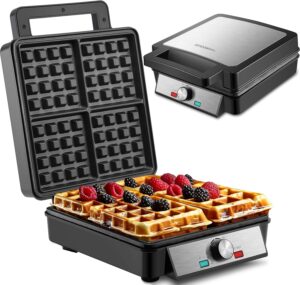 XXL Waffeleisen 4er 1200W Panini Grill