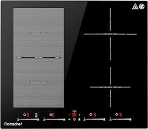 AMZCHEF Induktionskochfeld 60cm Flexzonen 7400W