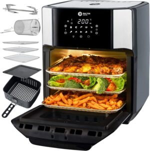 Balter HL-1200 Heißluftfritteuse 12L Mini-Backofen