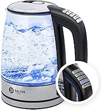 Balter WK-10 Glas-Wasserkocher 1,7L 2200W LED BPA-frei