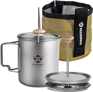 Titan Campingbecher 750ml mit French Press