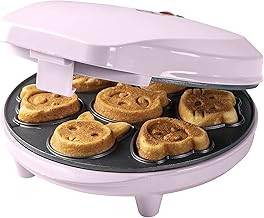 Bestron Mini-Cookies Waffeleisen Rosa 700W