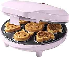 Bestron Mini-Cookies Waffeleisen Rosa 700W