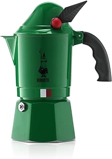 Bialetti Express Alpina Moka-Kanne 3 Tassen Grün