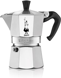 Bialetti Moka Express 4 Tassen Espressokocher Silber