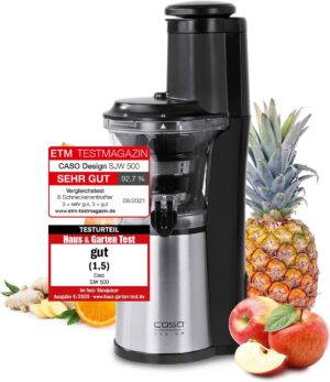 CASO SJW 500 Slow Juicer 75mm Öffnung