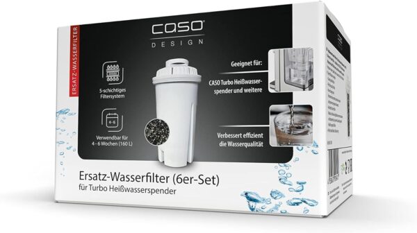 Wasserfilter 6er-Set für Heißwasserspender