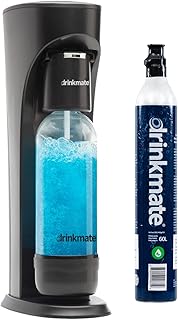 Drinkmate OmniFizz Wassersprudler Schwarz CO2