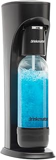 Drinkmate OmniFizz Wassersprudler Schwarz mit PET-Flasche