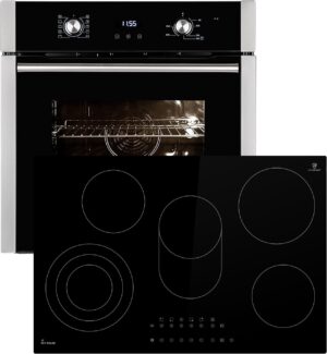 Einbaubackofen EB8005ED und Kochfeld KK7705RL Set