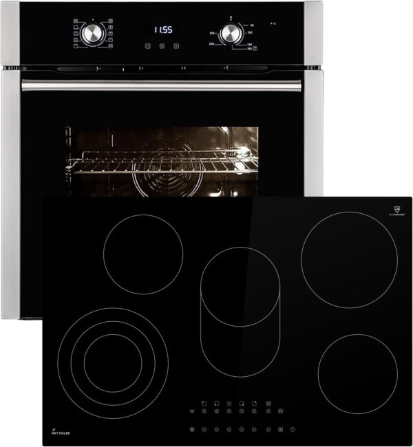 Einbaubackofen EB8005ED und Kochfeld KK7705RL Set