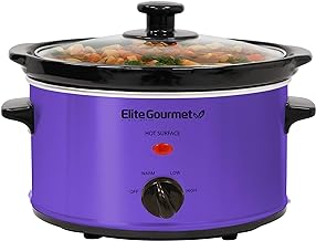 Elite Gourmet MST-275XP Schongarer 2 Quart Lila