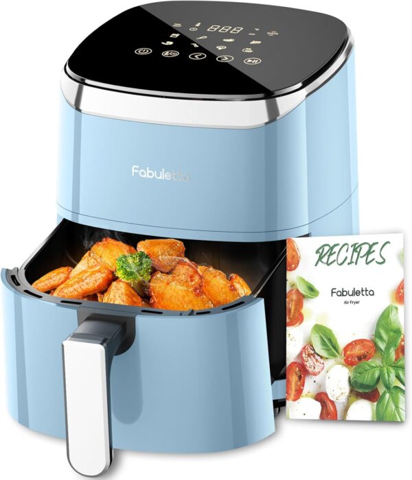 Fabuletta 4L Heißluftfritteuse 9-in-1 LED-Touch Blau