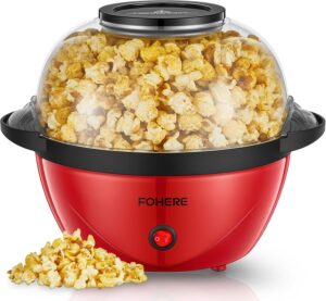 FOHERE 3.5L Popcornmaschine Antihaft Leise