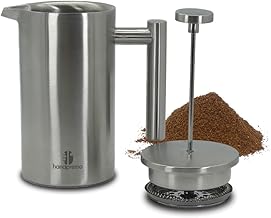 Handpresso Edelstahl French Press 0,6L 3-5 Tassen