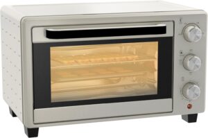 HOMCOM Mini Backofen 21L 1400W Creme