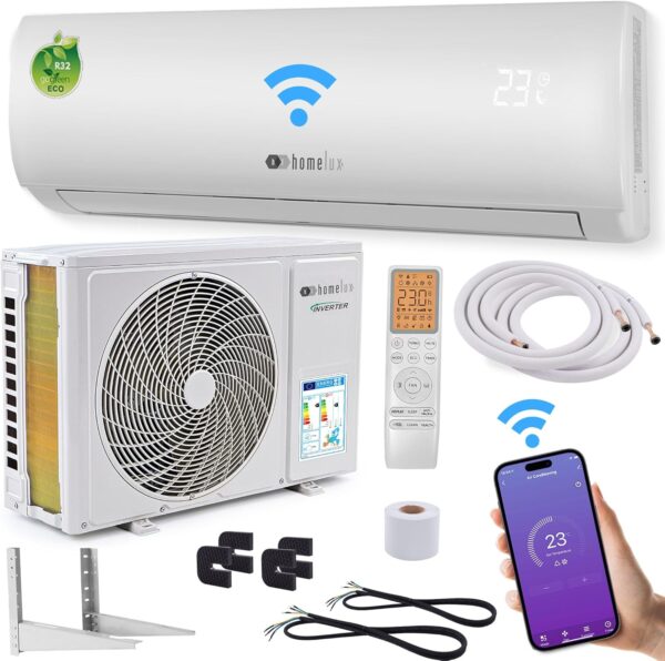 HOMELUX Split-Klimaanlage 9000 BTU WiFi A++